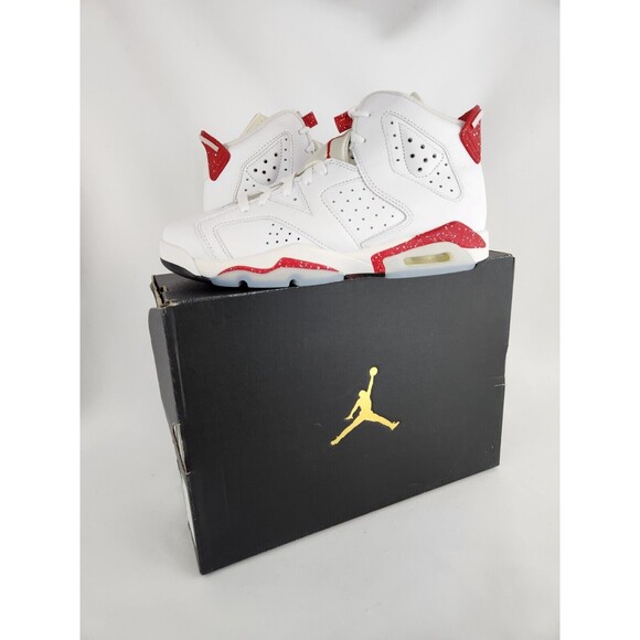 Nike Air Jordan 6 Retro GS 'Red Oreo' 2022 Shoes 384665-162  Youth 6.5Y Womens 8 - Picture 1 of 16